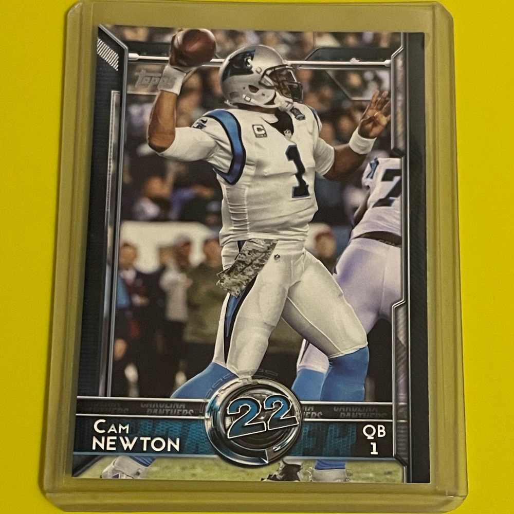 Cam Newton #347 2015 Topps Football Trading Card